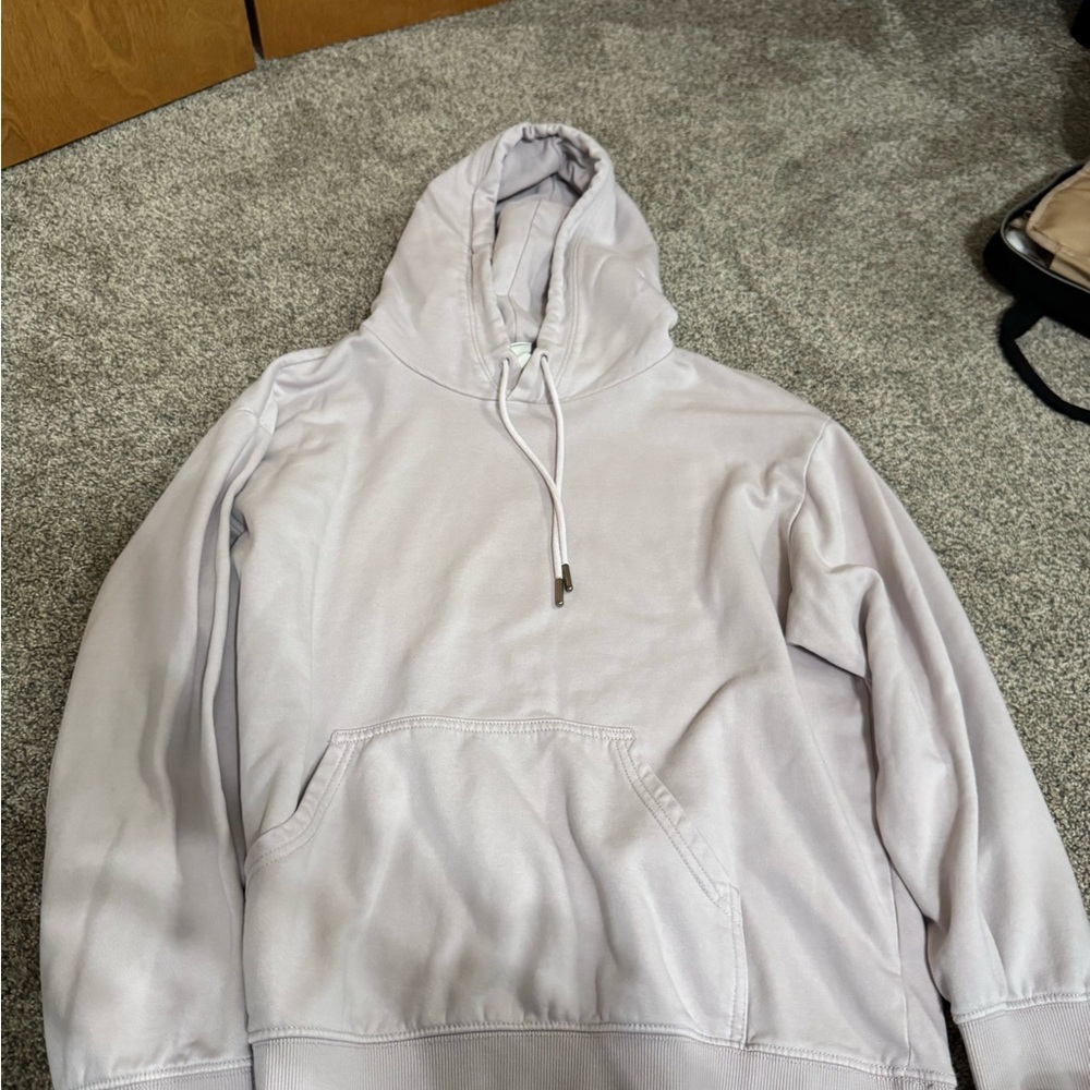 H&M Light Gray Hoodie Sweater